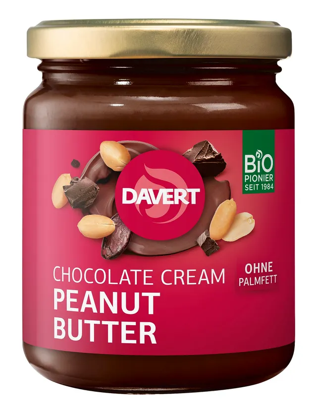 davert-chocolate-cream-peanut-butter-bio-schoko-erdnuss-250-g image 1