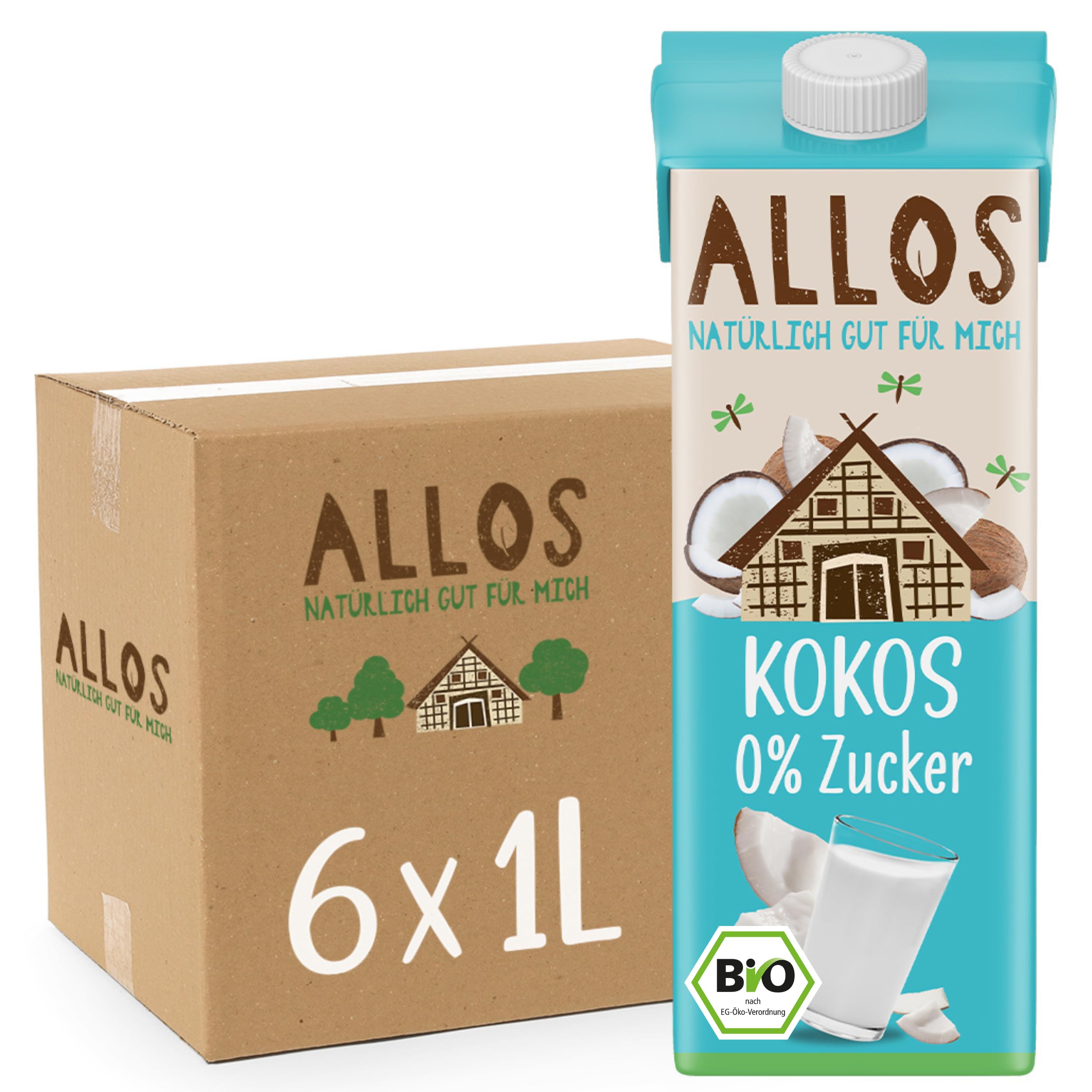allos-bio-kokosdrink-ohne-zucker-vegane-milchalternative-6-x-1-l image 1