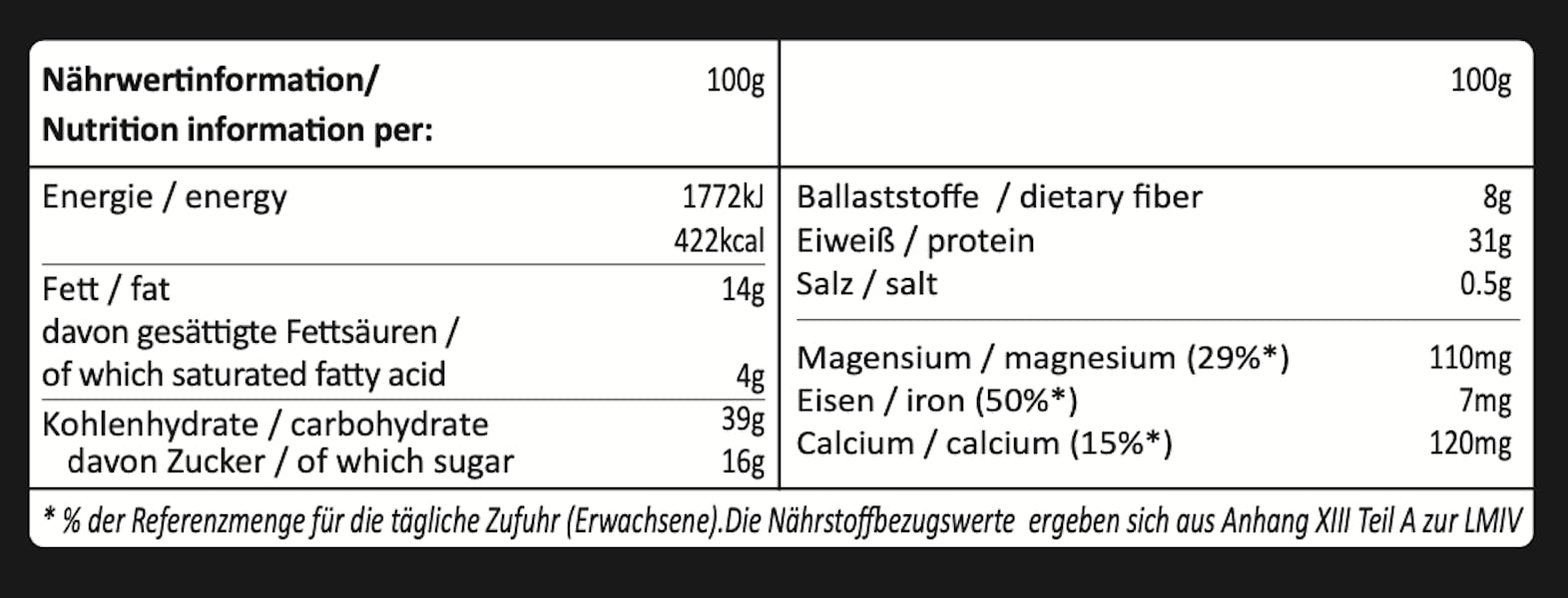 seitenbacher-high-protein-m-sli-ii-erdbeere-31-protein-454-g image 2